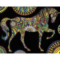 Pferdemandala 50x 70 cm
